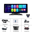 10,26"" Tragbares Bluetooth-Autonavigationssystem, kabelloses Carplay, großer HD-Touchscreen