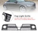 2011-2014 Audi TT MK2 S-Line TTS Honeycomb Front Fog Light Grille