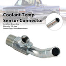 Tubo de conexión acodado sensor de temperatura del refrigerante apto para Ford F-150, F-250, F-350, años 1985-1997