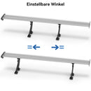 Universal Sedan Aluminium GT Rear Wing Racing Spoiler Sølv