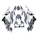 Injection Fairing Kit Karrosseri Plast ABS-pasning til Kawasaki ZX6R 2019-2023