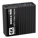 USB 3.0 Video Capture Card HDMI 4K Aufnahme Box Spiel Live Broadcast Mikrofon
