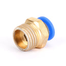 10 stk. 6 mm 1/4" Pneumatiske trykluftforbindelser stikfittings stik