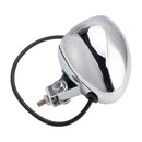Motorcycle Beam Headlight Fog Lamp Custom Chrome Fits For Racer Bobber Chopper