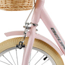 Bicicleta infantil de 18 polegadas para meninos e meninas (7 a 9 anos) com cesta.