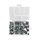 158 teilig - Titan Alu Verkleidungsschraube Verkleidung M5/M6 Schrauben Set