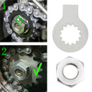 1995-2007 YAMAHA YZF 600 THUNDERCAT Kettenradmutter Sicherungsscheibe Tab Satz Generisch