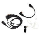102B Transparente øretelefoner med luftslange og A24-kabel for ICOM A25CE, A25N og A24