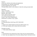 2020-2023 Mercedes Benz GLB X247 Diamond frontkofangergitter