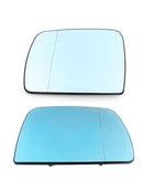 Blau Beheizte Links & Rechts Fahrer Seite Flügel Spiegel Glas Für BMW X5 E53 1998-2006