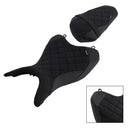 2025- Para Yamaha YZF-R3 2025- MT-03 Cojín trasero para asiento de conductor y pasajero, negro