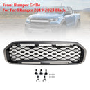 Parrilla de parachoques delantero Ford Ranger T8 2019-2023, color negro