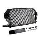 Audi Q3 RSQ3 frontgrill i bikubedesign (2016–2018), blank sort