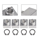 4X Set Schneemobil Anhänger Einsatz Mutter &amp; Snap Ring 04414 03400 Für Triton Xt &amp; Lt