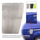 Conjunto de placas de segurança anti-roubo para portas deslizantes Ford Transit Custom de 2012