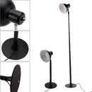 Dæmpbar til soveværelse/kontor - Justerbar LED gulv- og bordlampe i valnøddelook, 3 farver