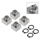 4X Set Schneemobil Anhänger Einsatz Mutter &amp; Snap Ring 04414 03400 Für Triton Xt &amp; Lt