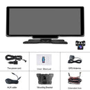 10,26"" Tragbares Bluetooth-Autonavigationssystem, kabelloses Carplay, großer HD-Touchscreen