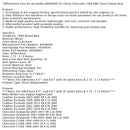 2006-2009 Chevrolet Suburban 1500 V8 6.0L OHV Zestaw obudowy mechanizmu różnicowego 40048044