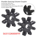 2x Flexible Lenksäulenkupplung für Hyundai Elantra Kia Optima 563152K000FFF