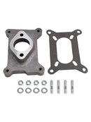 2044 A natural aluminum performance carburetor adapter 2044