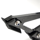 Racing GT Style Down Force bagagerumsspoiler, blank svart 57" 145 cm universell