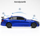 Universal Sedan Aluminium GT Rear Wing Racing Spoiler Sølv