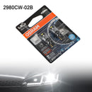 2x Für OSRAM 2980CW Car Auxiliary Bulbs LED W5W 12V1.5W W2.1x9.5d