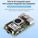 Raspberry Pi 5 PCIe til M.2 Adapter 5/5B utvidelseskort Nvme Hard Drive Protocol