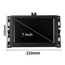 2017–2020 Jeep Compass Autoradio-Navigation 7 Zoll LCD-Display Touchscreen
