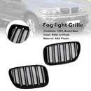 BMW X-serie X5 E53 (2004–2006) Frontgrill med nyredesign, blank sort