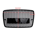 Frontstoßstangen-Kühlergitter für Audi Q7 SQ7 (2005–2015), glänzend schwarz