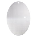 Placa de licença universal para motocicleta DIY Placa oval personalizada de alumínio