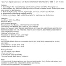 2017-2019 X4 G02 2stk Blinklyskilde LED-modul 6002TZ0239 6002TZ0240 Generisk