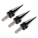 3x Schwarze Spike-Windschutzscheibenbolzen für Street Glide Electra Glide Touring '96-'13