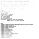 2004-2011 Nissan Armada, 7 stk. RE5R05A Transmissionsmagnetomskifter 63431A-U