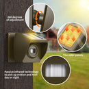 800m Solar Outdoor Infrarot Powered Einfahrt Alarm Anti-Diebstahl Induktion Drahtlose