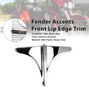 Embellecedor de borde delantero con detalles de guardabarros trasero ABS para Street Tri Glide 2009-2023