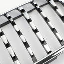 Paar Chrom-Diamant-Kühlergrill für BMW E46 Limousine/Touring Facelift 2002–2005 4-türig
