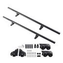 Sliding Ladder Hardware Kit 6.6FT Round Tube Rolling Library with Brake