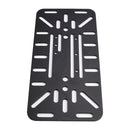 Universal Symmetrical Side Saddlebag Mounting Bracket Kit Black for Motorcycles