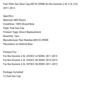 Brændstofdæksel 69510-2P000 til Kia Sorento 2.4L 3.3L 3.5L 2011-2015