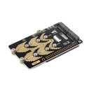 Raspberry Pi 5 PCIe Dual Channel Rotary Board NVME Protocol Dual M.2 harddisk