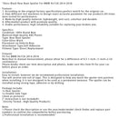 Hækspoiler til BMW X4 F26 (2014–2018), blank sort