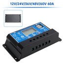 12V-60V PWM Solar Controller Display Power Solar Street Light Control 0V Start