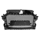 RS3 Style Front Honeycomb Bumper Grill für Audi A3 S3 2013-2016 mit Quattro