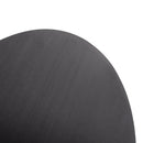 Oval blank aluminiumslegering nummerplade DIY Universal Passer til motorcykler