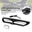 LED-beleuchtete Verkleidungsentlüftungsblende für Electra Street Glide FLHTCU 2014-2022