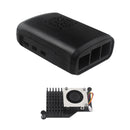 ABS-Schale für Raspberry Pi5/5B, Spritzguss-Schutzschale mit aktivem Kühler