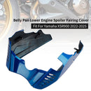 2022-2025 Yamaha XSR900 främre kåpa/nedre motorspoiler/kåpa